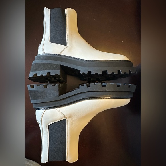 NIB Zadig & Voltaire Ride Chelsea Boot 39 Ice White US 8 - Picture 9 of 12